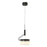 Abra Lighting Fleming 2 Light Off-set Lightwave Pendant, Black