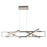 Abra Lighting Helix 4Lt Rectangular Pendant, Nickel - 10110PN-BN-HELIX