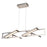 Abra Lighting Helix 4 Light Rectangular Pendant, Nickel
