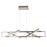 Abra Lighting Helix 4 Light Rectangular Pendant, Nickel