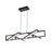 Abra Lighting Helix 4 Light Rectangular Pendant/4 Diffusers, BK