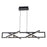 Abra Lighting Helix 4 Light Rectangular Pendant/4 Diffusers, BK