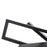 Abra Lighting Helix 4 Light Rectangular Pendant/4 Diffusers, BK
