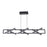 Abra Lighting Helix 6 Light Rectangular Pendant, Black
