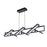 Abra Lighting Helix 6 Light Rectangular Pendant, Black