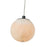 Abra Lighting Stone 1 Light Orb 4" Pendant, Black/Alabaster