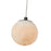 Abra Lighting Stone 1 Light Orb 4" Pendant, Black/Alabaster