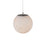 Abra Lighting Stone 1Lt Orb 6" Pendant, Nickel/Alabaster - 10167PN-BN-STONE
