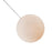 Abra Lighting Stone 1 Light Orb 6" Pendant, Black/Alabaster
