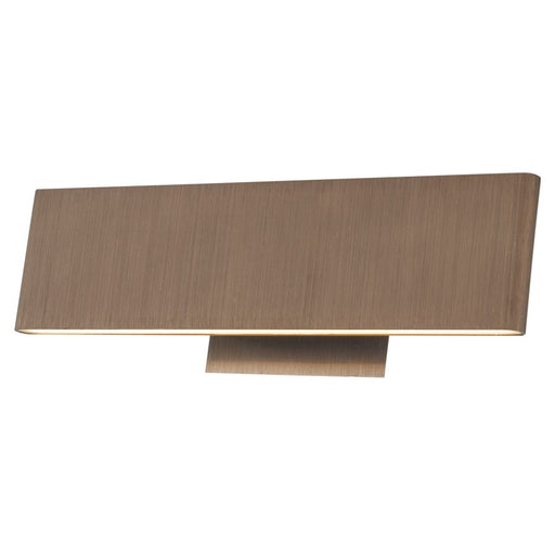 Abra Lighting Slim 2 Light 12" LED Vanity-Wall Bar, Bronze