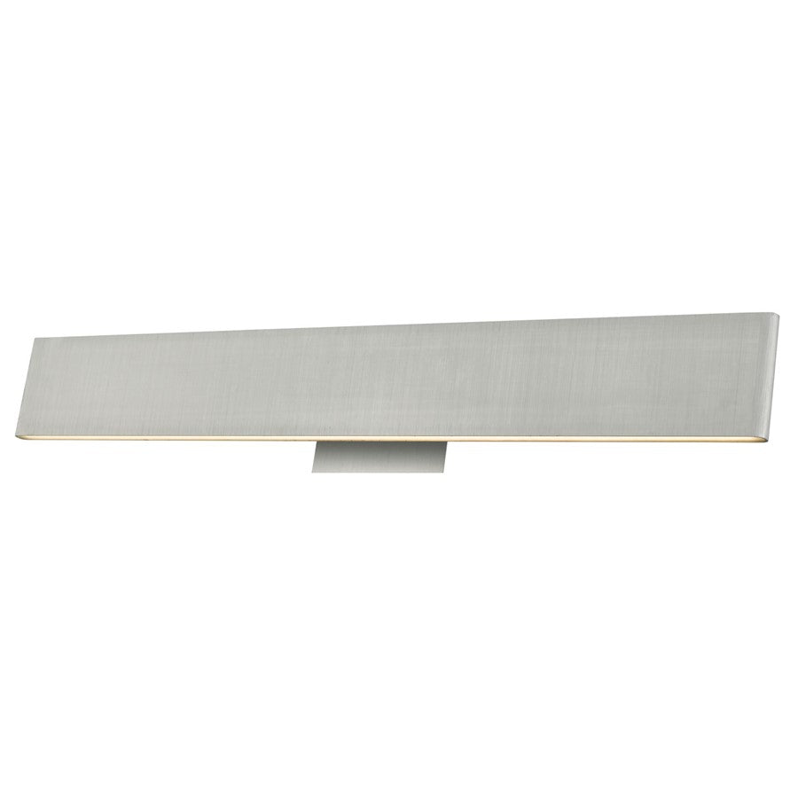 Abra Lighting Slim 2 Light 24" LED Vanity-Wall Bar, Aluminum