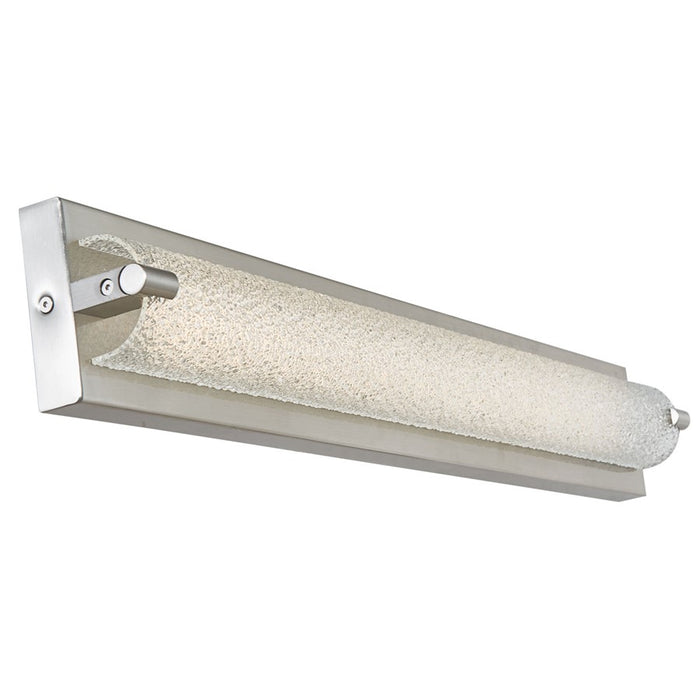 Abra Lighting Veil 1 Light 28" Curved Water LED Vanity, Nickel