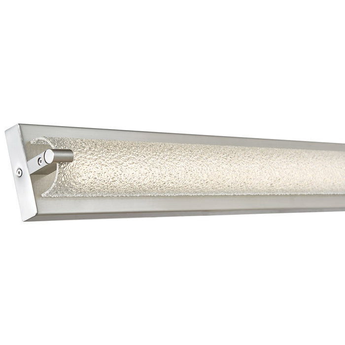 Abra Lighting Veil 1 Light 28" Curved Water LED Vanity, Nickel