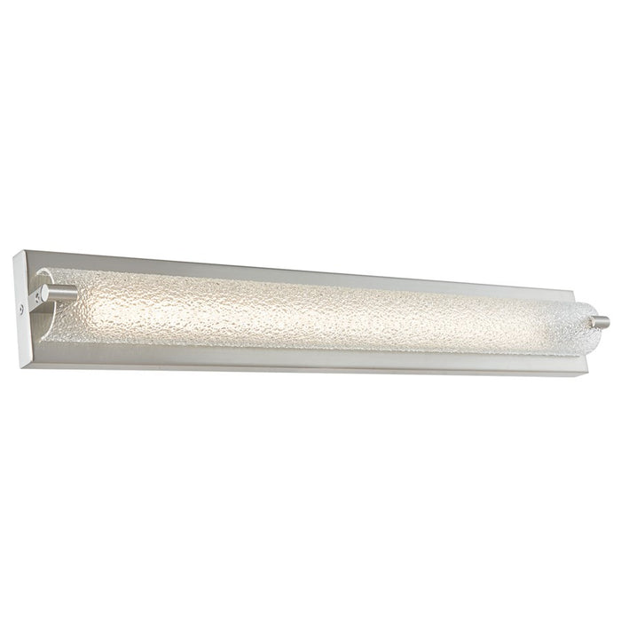 Abra Lighting Veil 1 Light 28" Curved Water LED Vanity, Nickel