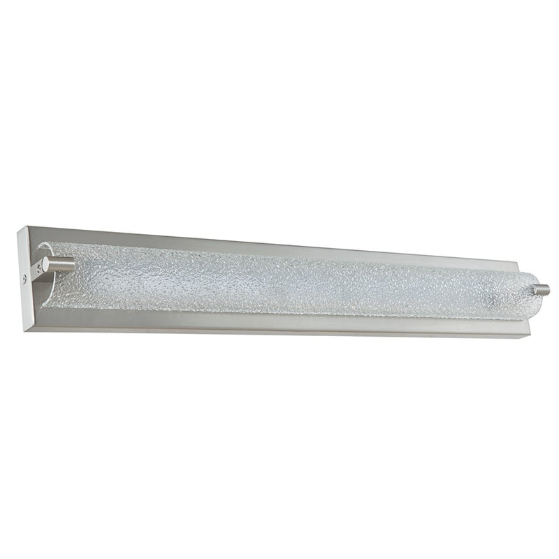 Abra Lighting Veil 1 Light 28" Curved Water LED Vanity, Nickel