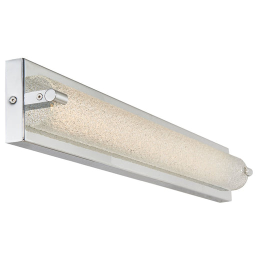 Abra Lighting Veil 1 Light 28" Curved Water LED Vanity, Chrome