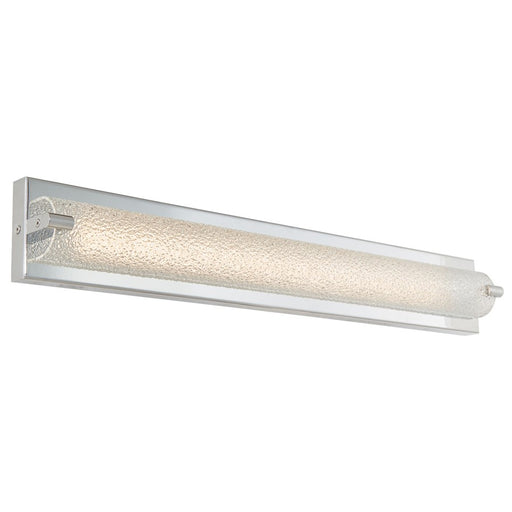Abra Lighting Veil 1 Light 28" Curved Water LED Vanity, Chrome