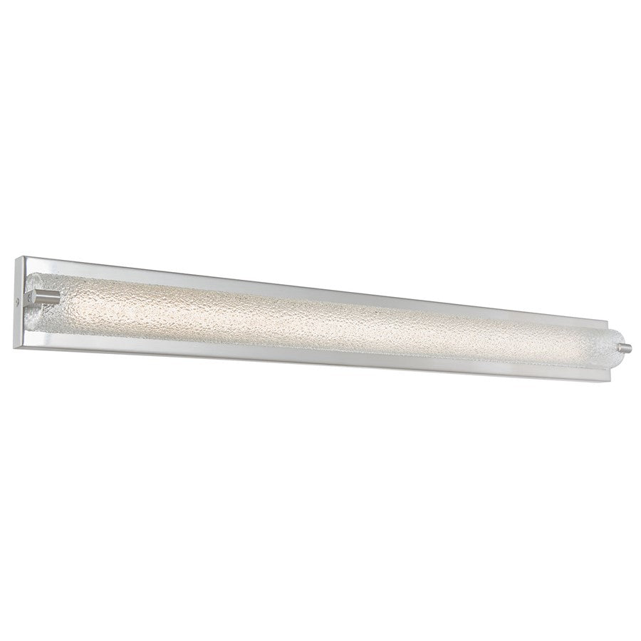 Abra Lighting Veil 1 Light 40" Curved Water LED Vanity, Nickel