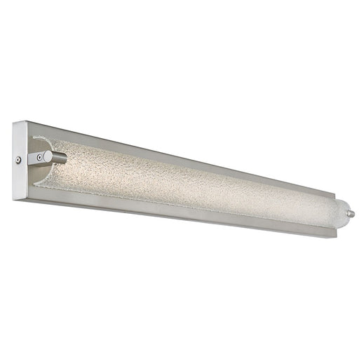 Abra Lighting Veil 1 Light 40" Curved Water LED Vanity, Nickel