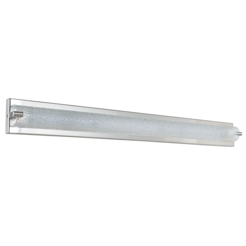 Abra Lighting Veil 1 Light 40" Curved Water LED Vanity, Nickel
