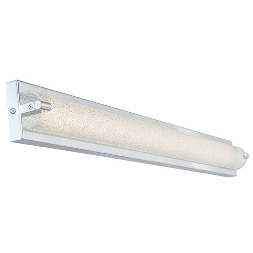 Abra Lighting Veil 1 Light 40" Curved Water LED Vanity, Chrome