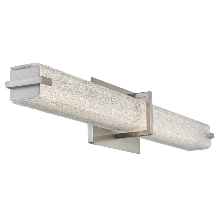 Abra Lighting Squire 1 Light 26" Square Water LED Vanity, Nickel