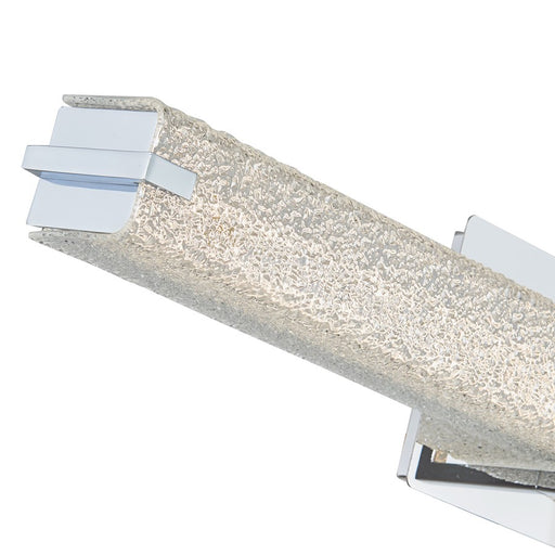 Abra Lighting Squire 1 Light 26" Square Water LED Vanity, Chrome