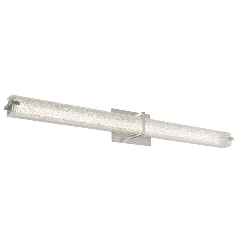 Abra Lighting Squire 1 Light 38" Square Water LED Vanity, Nickel