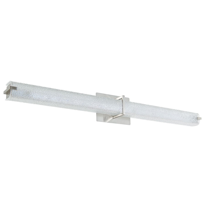 Abra Lighting Squire 1 Light 38" Square Water LED Vanity, Nickel