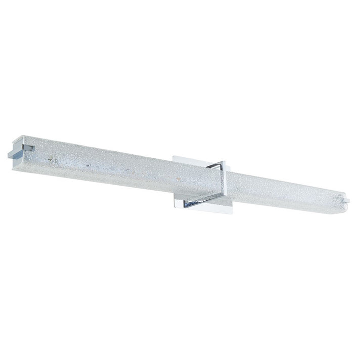 Abra Lighting Squire 1 Light 38" Square Water LED Vanity, Chrome