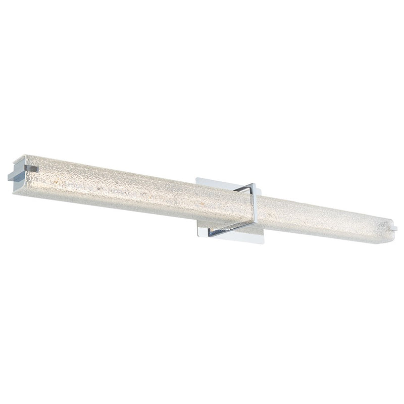 Abra Lighting Squire 1 Light 38" Square Water LED Vanity, Chrome