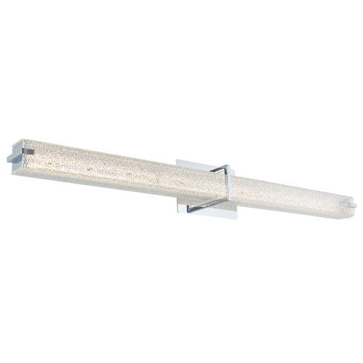 Abra Lighting Squire 1 Light 38" Square Water LED Vanity, Chrome