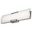 Abra Lighting Allure 1 Light 24" Curved Glass LED Vanity, Nickel