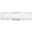 Abra Lighting Allure 1 Light 24" Curved Glass LED Vanity, Nickel