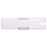 Abra Lighting Allure 1 Light 24" Curved Glass LED Vanity, Nickel