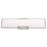 Abra Lighting Allure 1 Light 24" Curved Glass LED Vanity, Nickel