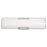 Abra Lighting Allure 1 Light 24" Curved Glass LED Vanity, Nickel