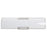 Abra Lighting Allure 1 Light 24" Curved Glass LED Vanity, Nickel