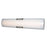 Abra Lighting Allure 1 Light 36" Curved Glass LED Vanity, Chrome