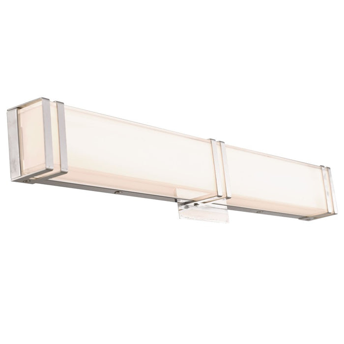 Abra Lighting Cosmo 1 Light 24" Miter Brackets LED Vanity, Chrome