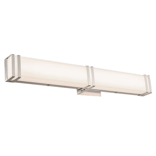 Abra Lighting Cosmo 1 Light 24" Miter Brackets LED Vanity, Chrome
