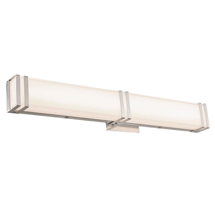Abra Lighting Cosmo 1 Light 24" Miter Brackets LED Vanity, Chrome