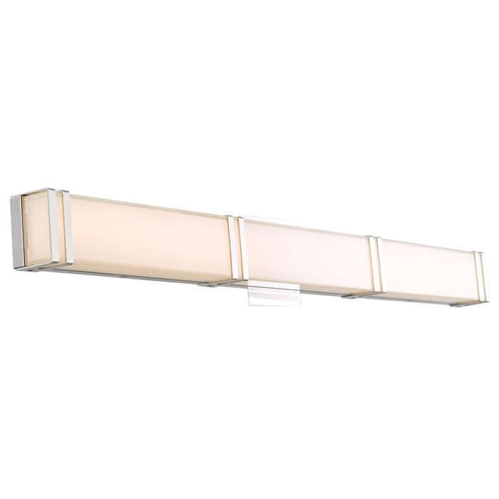 Abra Lighting Cosmo 1 Light 36" Miter Brackets LED Vanity, Chrome