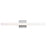 Abra Lighting Sabre 1 Light 24" Floating Backplate Vanity, Aluminum