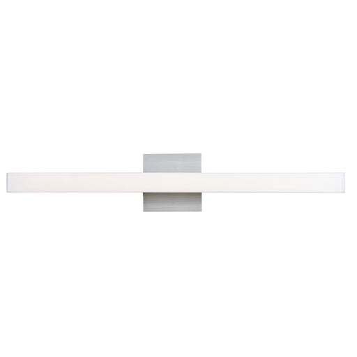 Abra Lighting Sabre 1 Light 24" Floating Backplate Vanity, Aluminum