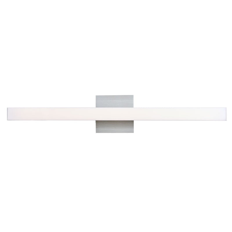 Abra Lighting Sabre 1 Light 24" Floating Backplate Vanity, Aluminum