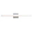 Abra Lighting Sabre 1 Light 24" Floating Backplate Vanity, Aluminum