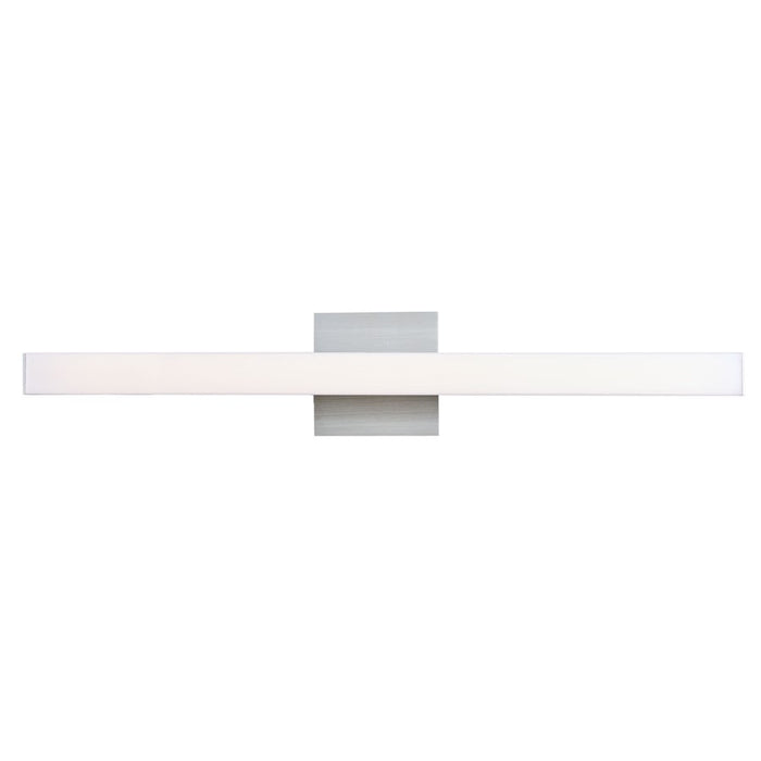 Abra Lighting Sabre 1 Light 24" Floating Backplate Vanity, Aluminum