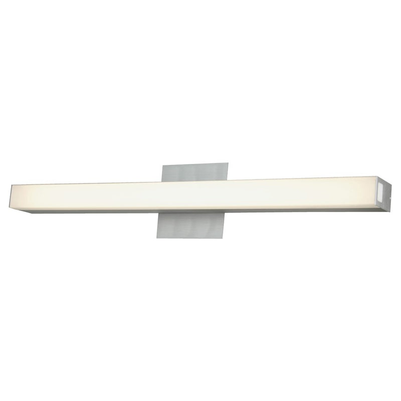 Abra Lighting Sabre 1 Light 24" Floating Backplate Vanity, Aluminum