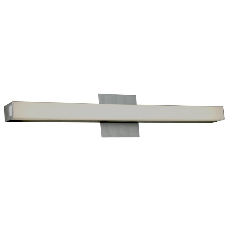 Abra Lighting Sabre 1 Light 24" Floating Backplate Vanity, Aluminum
